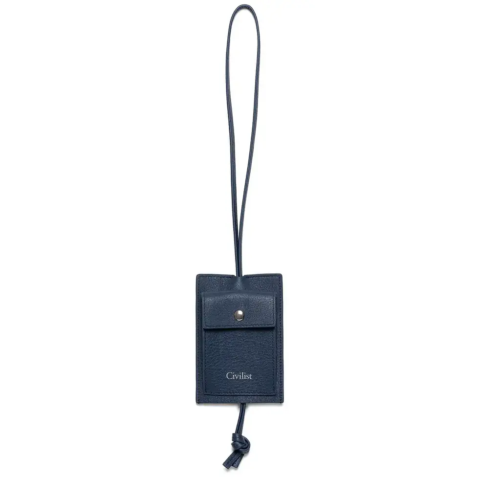 Miniatura: LLAVERO CIVILIST "LEATHER KEY POUCH" NAVY