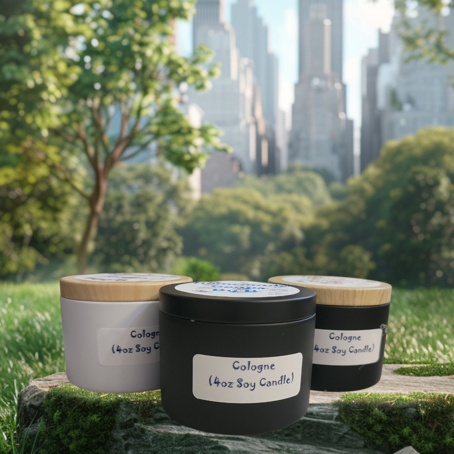 Cologne 4oz (Soy Candle Tin)