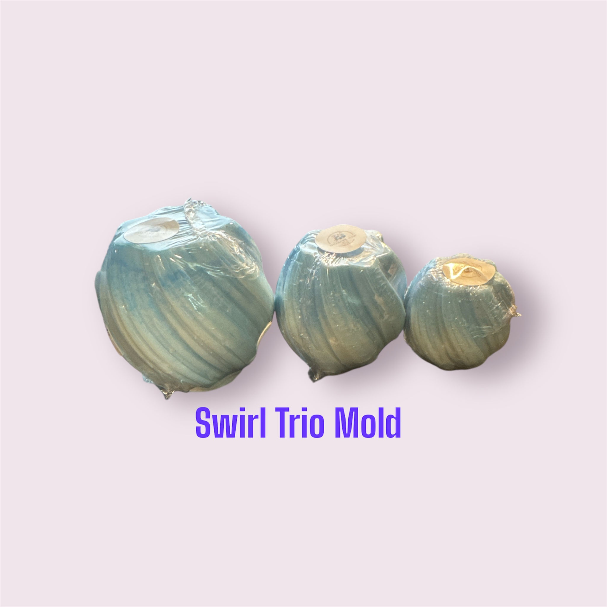 Custom Swirl Trio Mold - Candle