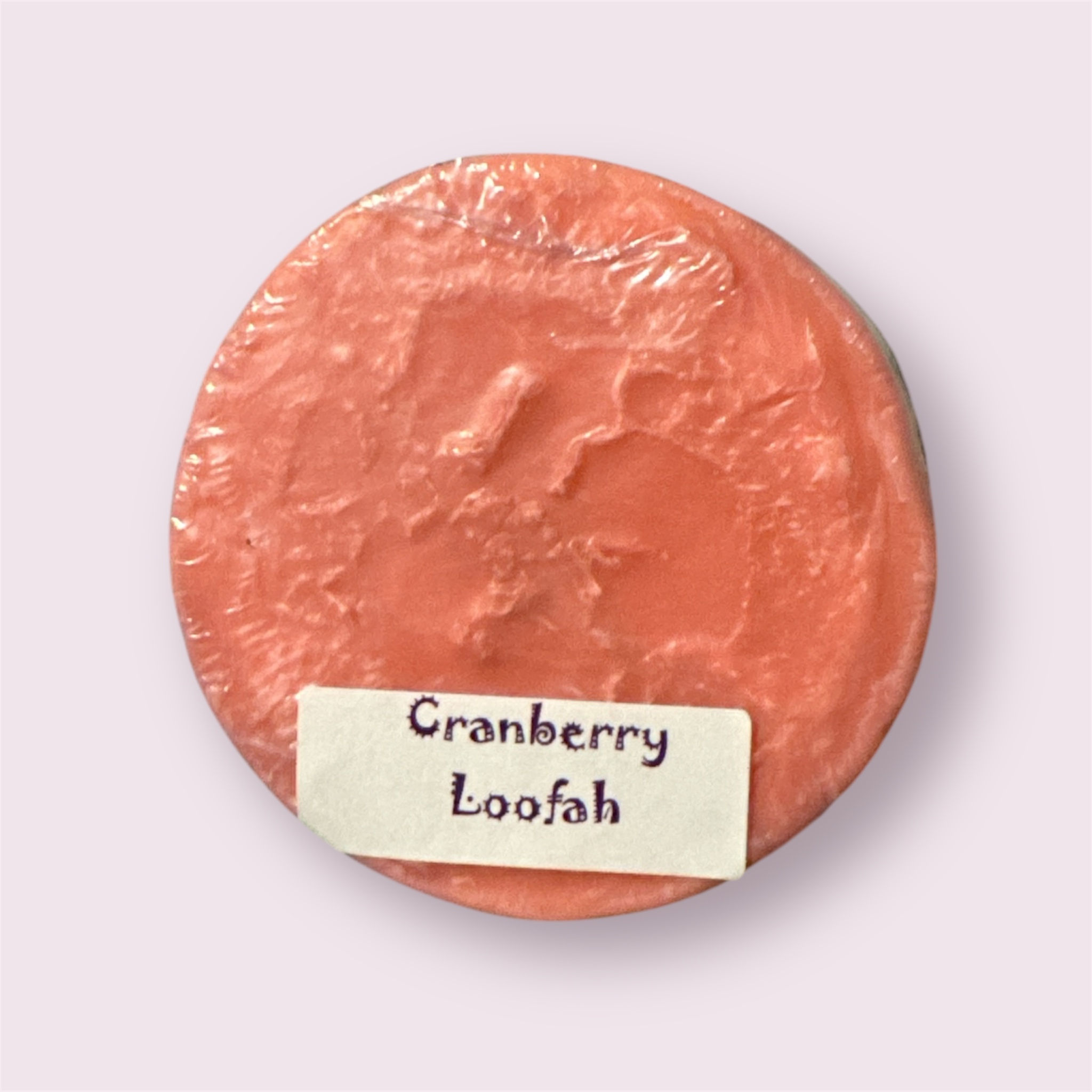 Cranberry Loofah
