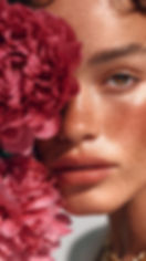 Latina girl face close up with peony.jpg