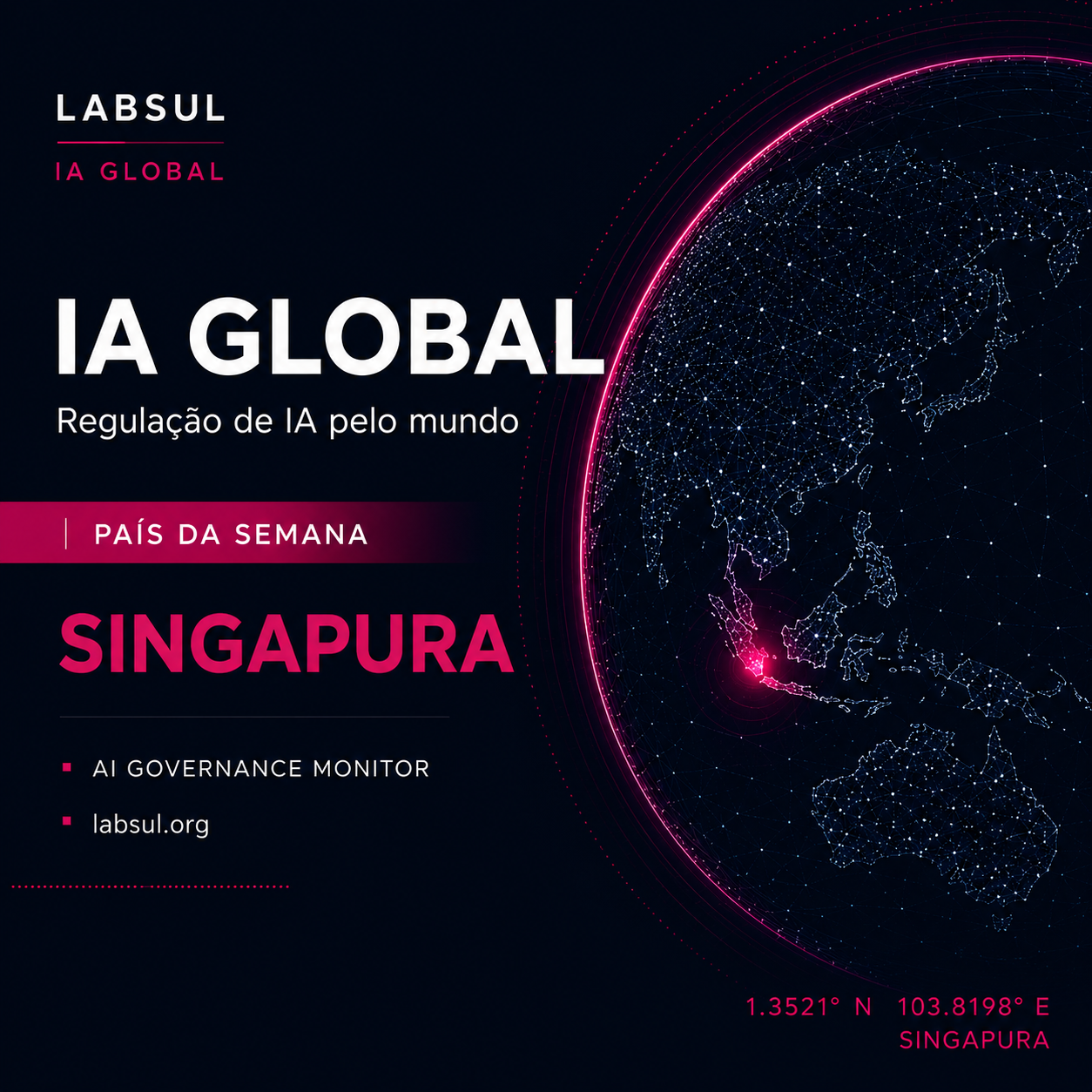 SÉRIE IA GLOBAL ANALISA O MODELO DE GOVERNANÇA DA INTELIGÊNCIA ARTIFICIAL EM SINGAPURA