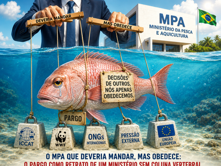 O MPA que deveria mandar, mas obedece: o Pargo como retrato de um ministério sem coluna vertebral