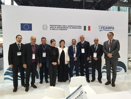 Presidente do SINDIPI destaca pesca industrial catarinense na AquaFarm 2025, na Itália