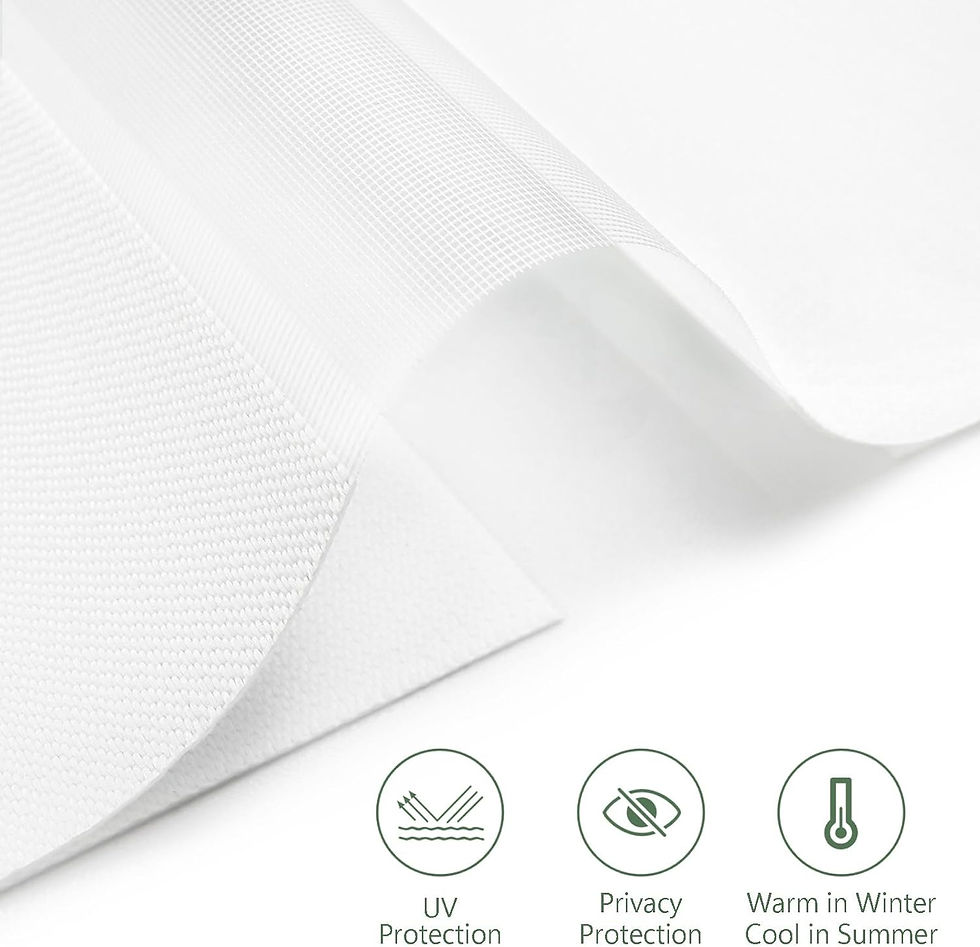 Thumbnail: Motorized Blinds with Remote, 90% Blackout Smart Electric Zebra Shades
