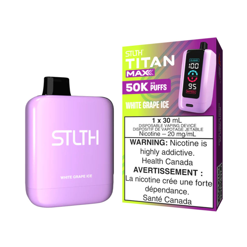 STLTH Titan Max 50K (White Grape Ice)