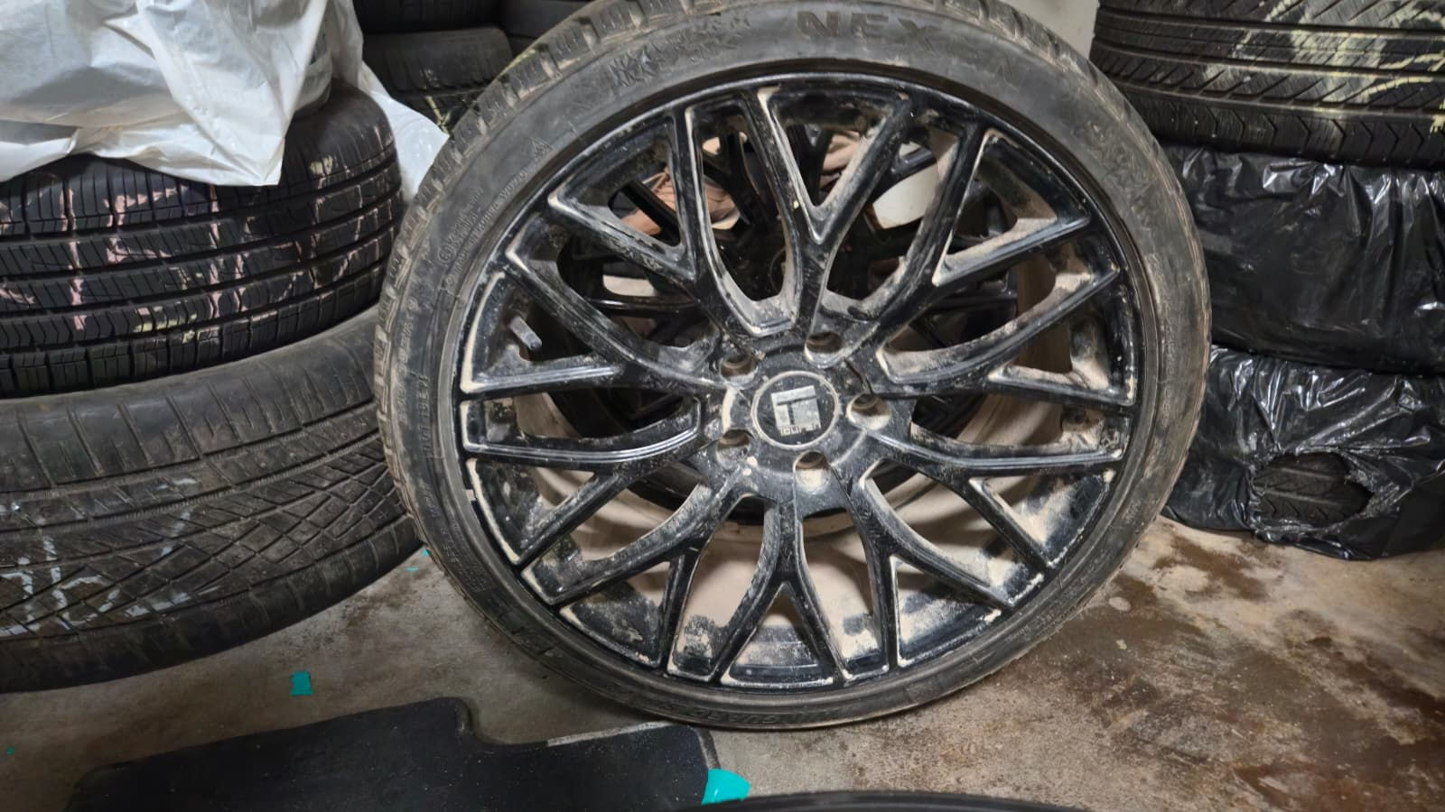 Tires and Rims 245/35R20 All Seasons Four Tires and Rims
