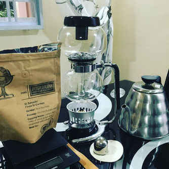 Making Vacuum Pot Coffee