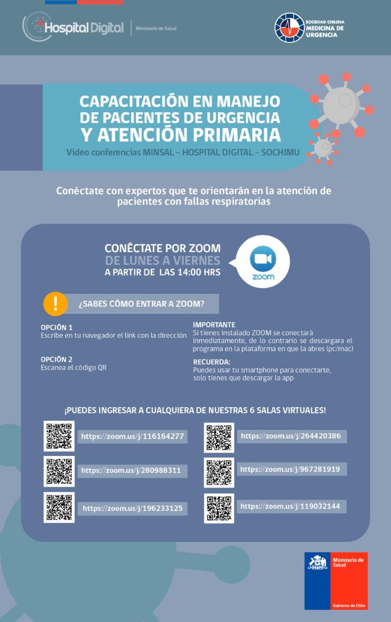 Conéctate con expertos que te orientarán en la atención de pacientes con falla respiratoria!