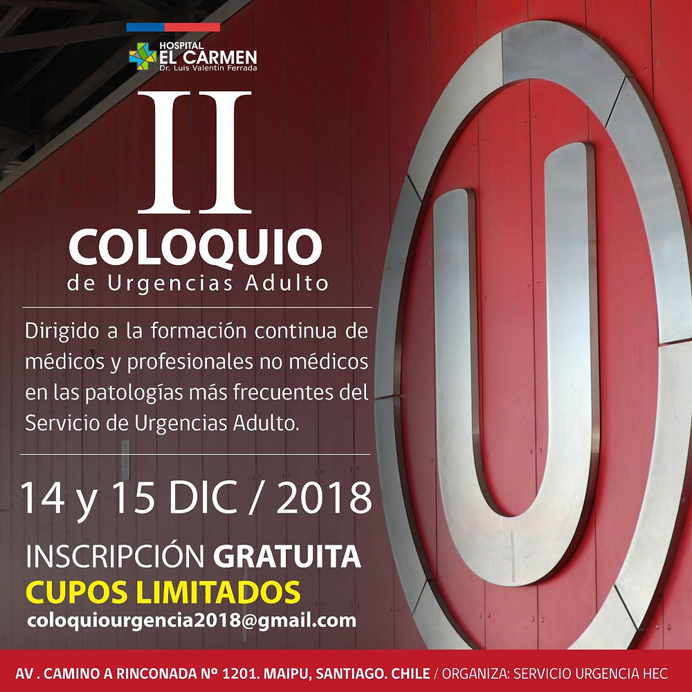 II Coloquio de Urgencias Adulto, Hospital El Carmen