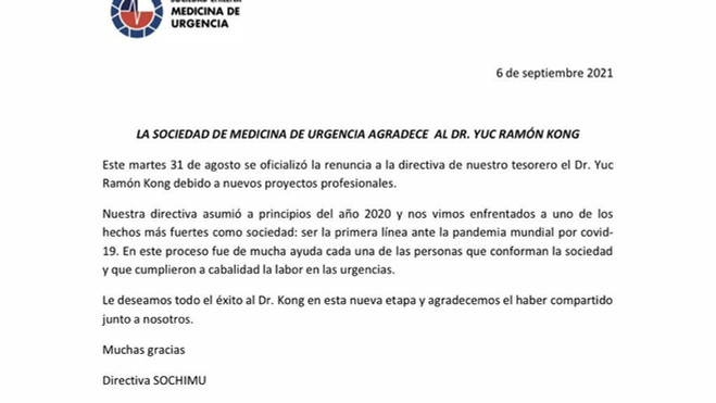Agradecemos al Dr. Yuc Ramón Kong