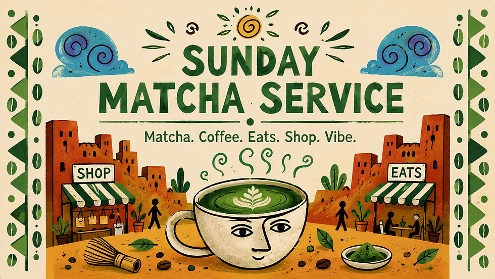 Sunday Matcha Service