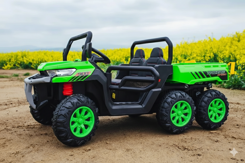 dwuosobowy traktor wywrotka na akumulator 24V