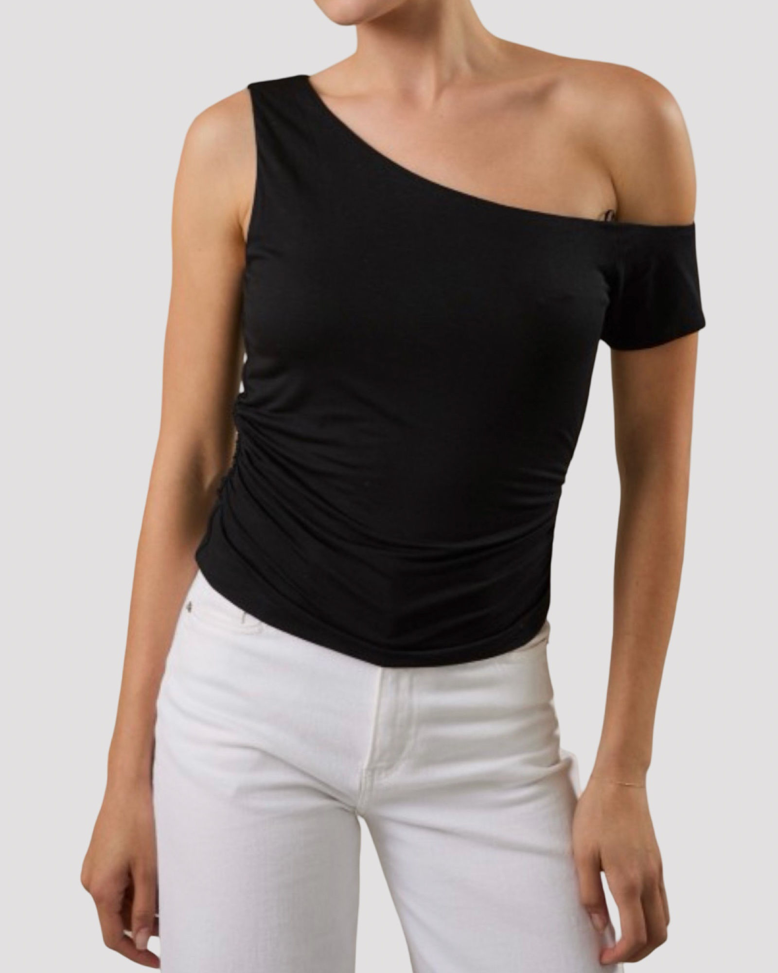 Off the shoulder double layer top
