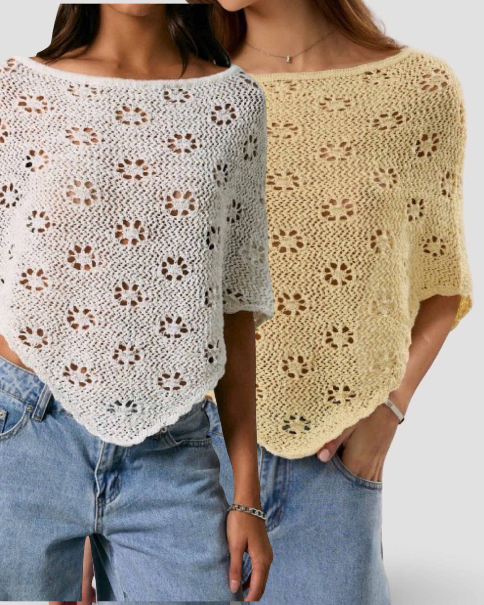 Daisy poncho top