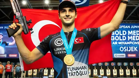 Milli Atıcı Tunahan Tatoğlu, Avrupa Şampiyonu Oldu