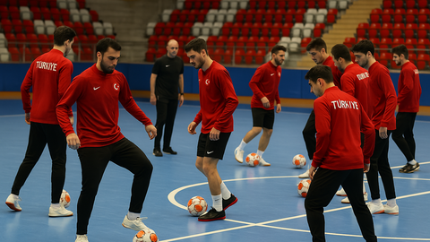 Futsal A Milli Takımı Polonya Deplasmanında Sahaya Çıkıyor