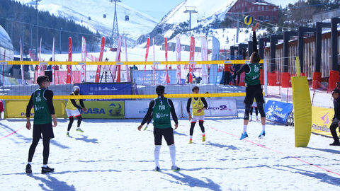 FIVB Kar Voleybolu Dünya Turu Erzurum Etabı’nda 3. Gün Tamamlandı!