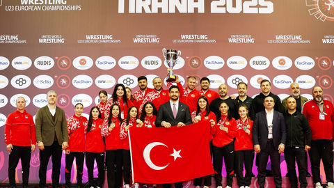 U23 Kadın Güreş Milli Takımı Avrupa'yı Fethetti!