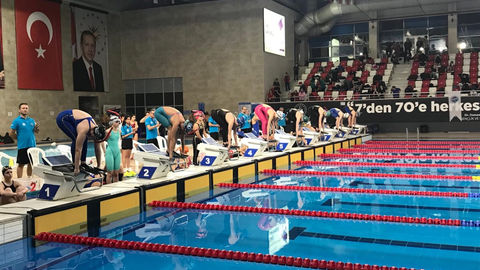 Paletli Yüzme Türkiye Şampiyonası Edirne’de Başladı