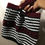 Thumbnail: Burgundy, Beads And Stripes Crochet Tote Bag