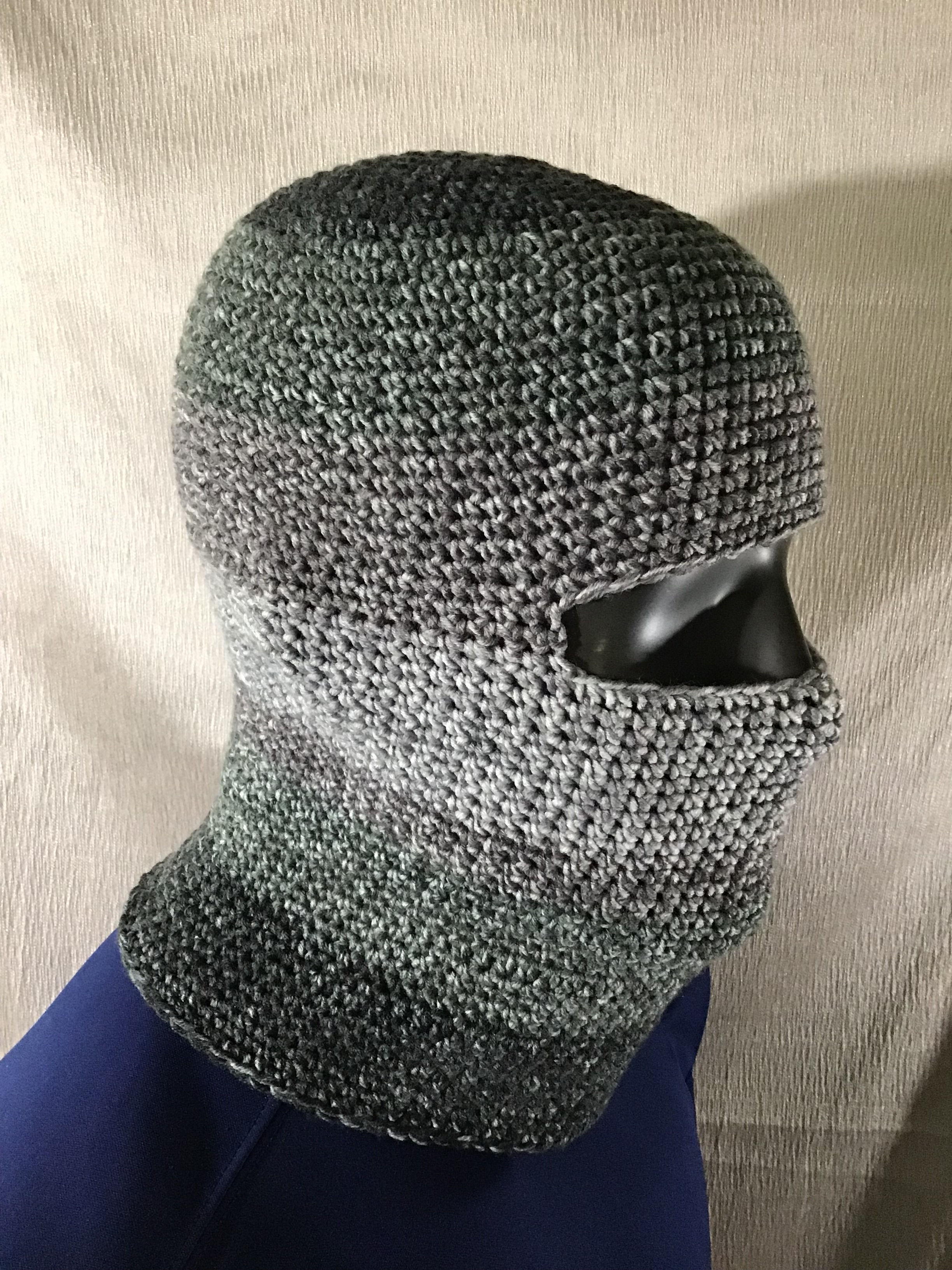 Shades Of The Moon Crochet Balaclava