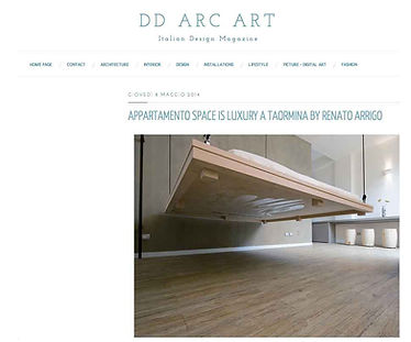 DD Arc Art Italian design Magazine, riv. on line, 8 maggio 2014.jpeg