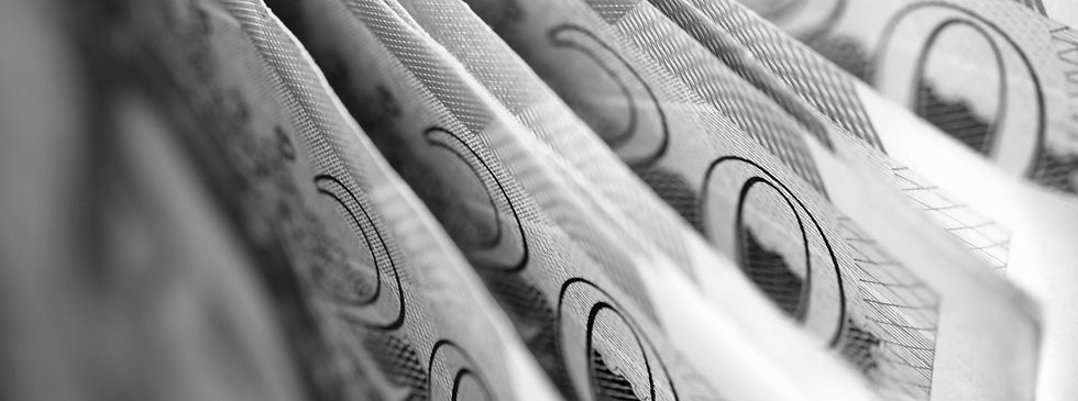 Twenty pound cash notes