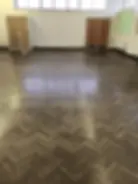 parquet flooring in hall