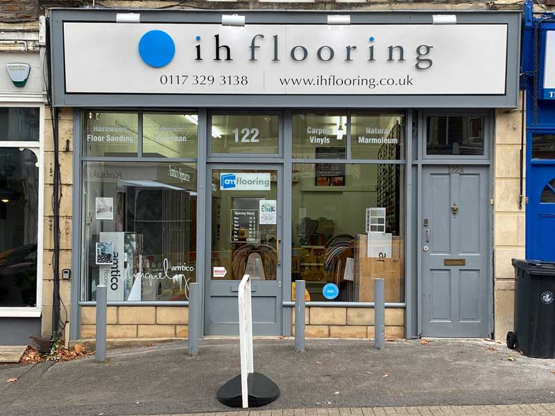 IH Flooring showroom on Coldharbour Road, Redland, Bristol