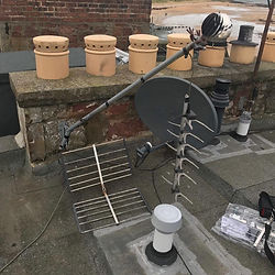 rooftop aerial installation