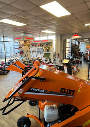 Cheltenham Garden Machinery showroom