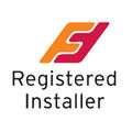 Registered installer logo