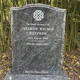 G Rooney Traditional headstone