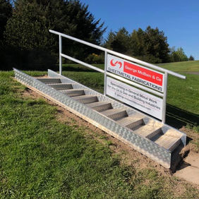 Metal staircase