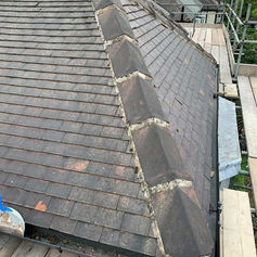 Roof before renovation work