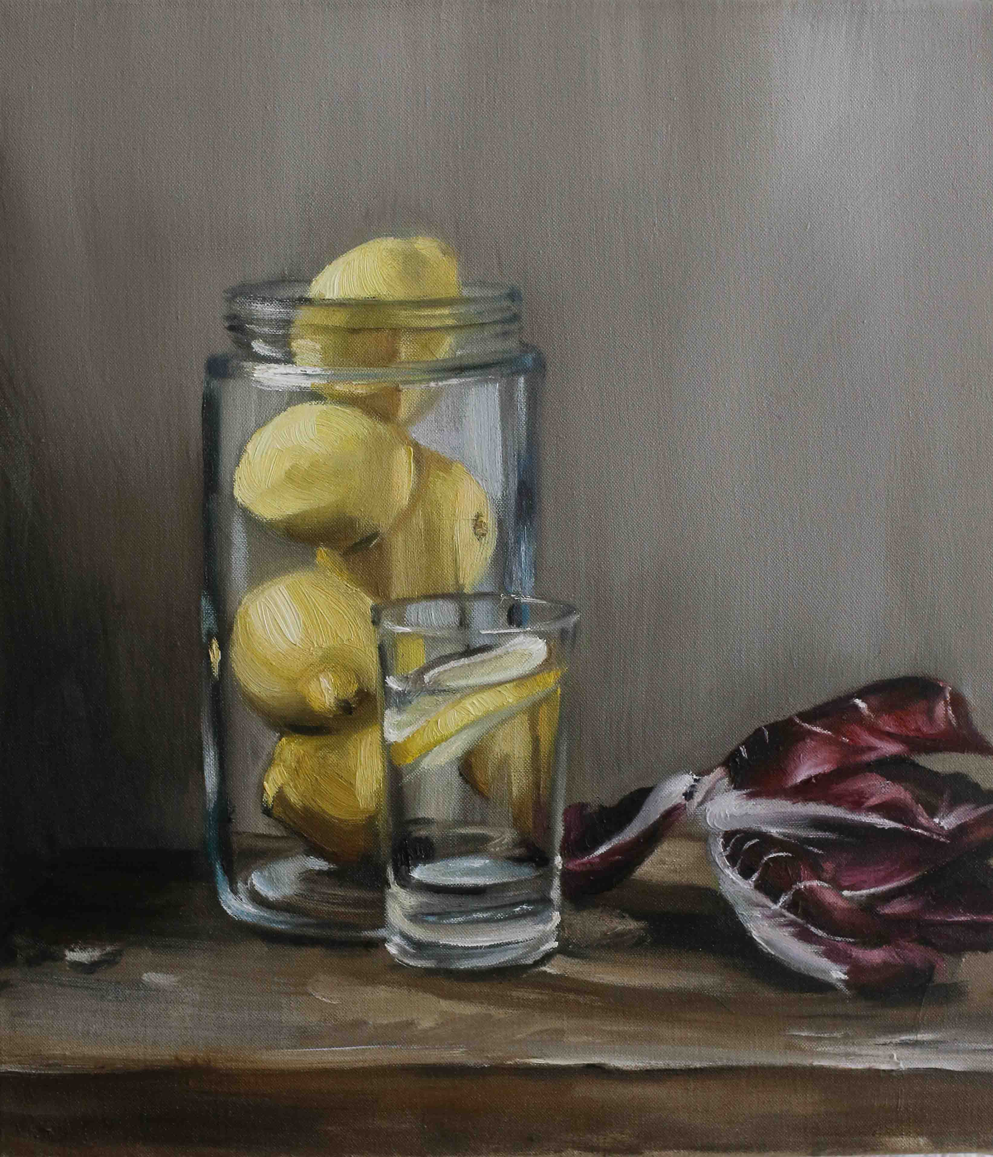 Lemons in a Glass, Radicchio