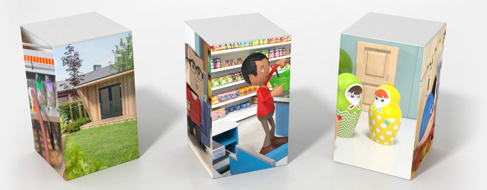 3d character of blonde young man talking on the phone