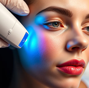 ultherapy laser image with huge rectangle tip on the cheek.jpg
