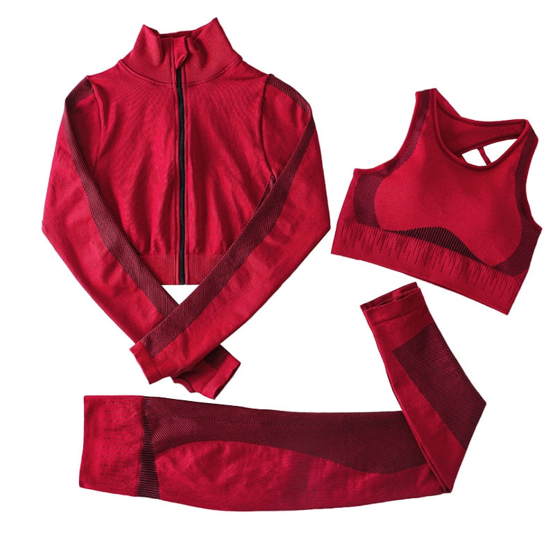 Thumbnail: Seamless Yoga 2 Piece Tracksuit
