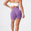 Thumbnail: Athletic Seamless Pro Shorts with Spandex and Elastic for Woman's Fitness 