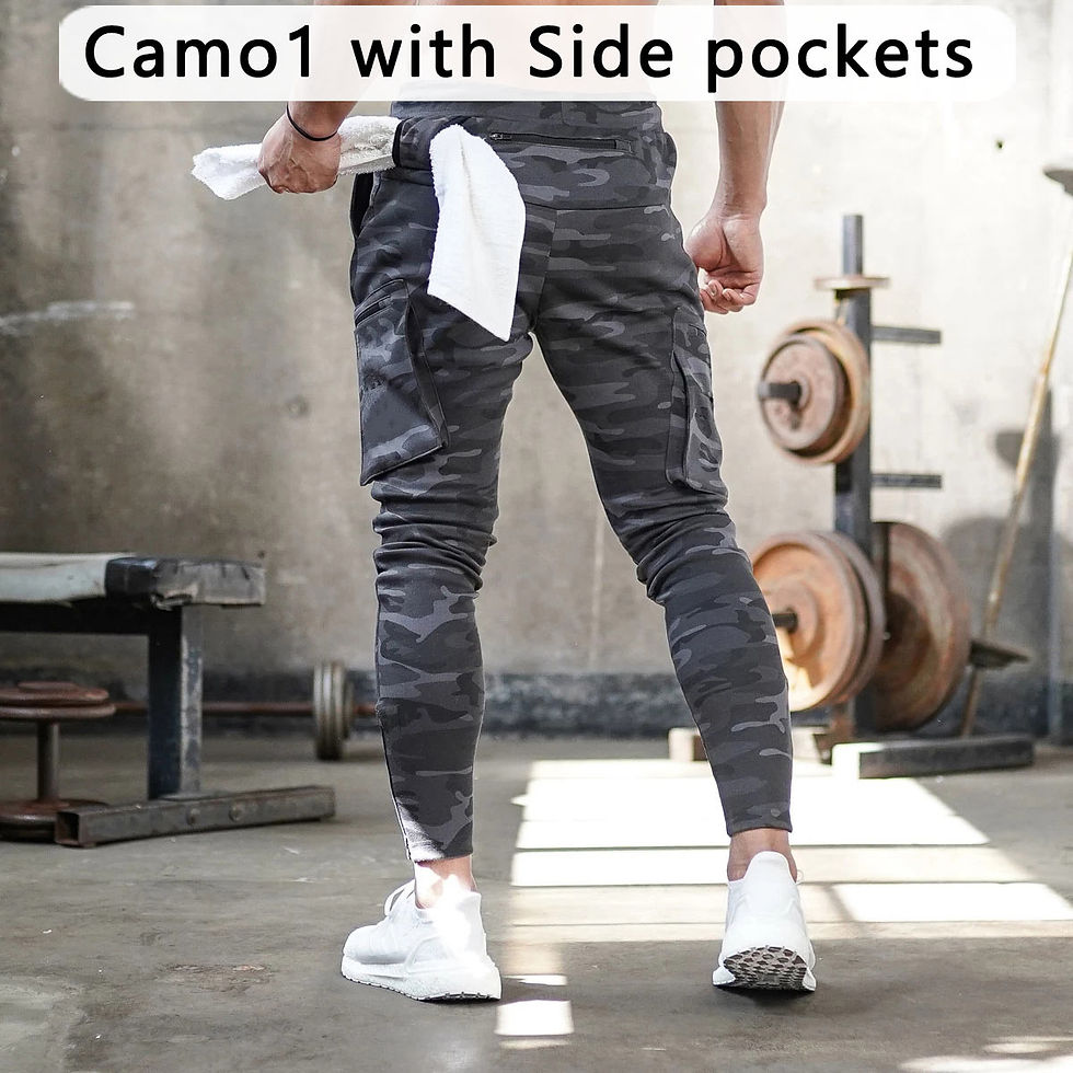 Thumbnail: Mens Fitness Joggers Pants
