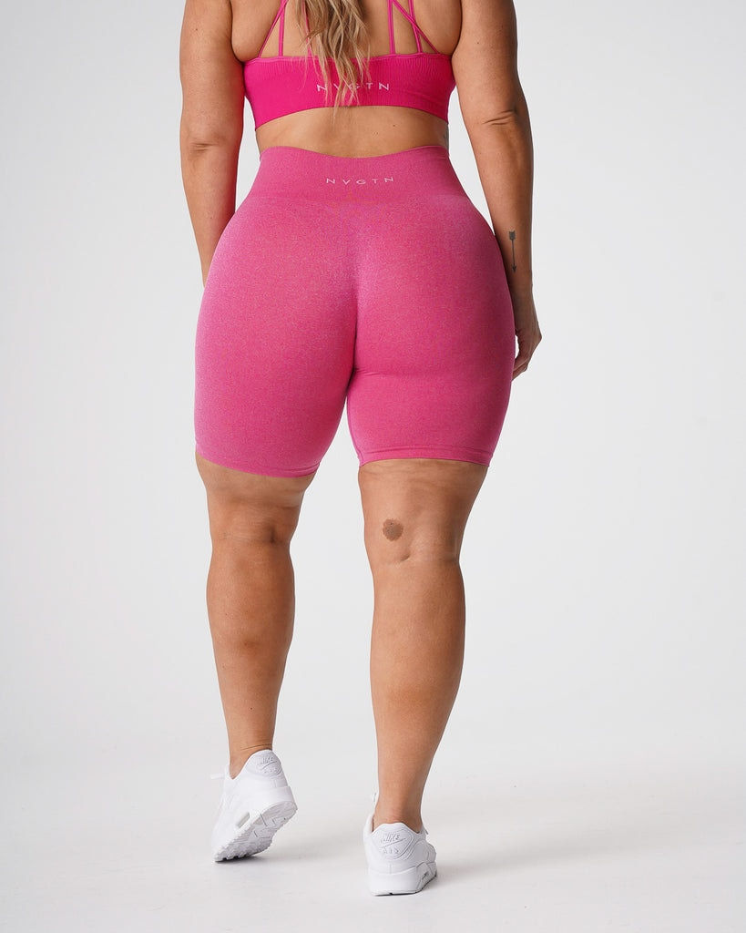 Thumbnail: Athletic Seamless Pro Shorts with Spandex and Elastic for Woman's Fitness 