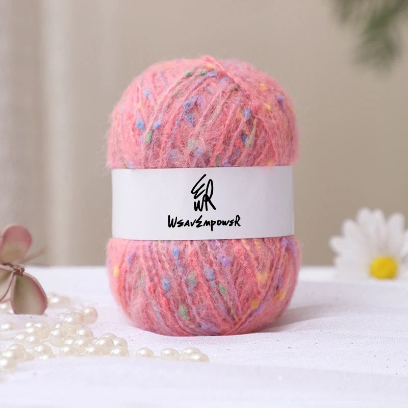 Thumbnail: Popcorn Yarn | Textured Novelty Weaving Thread, 50g Per Roll