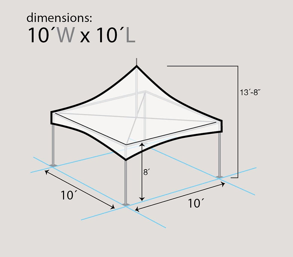Thumbnail: 10x10 high peak tent