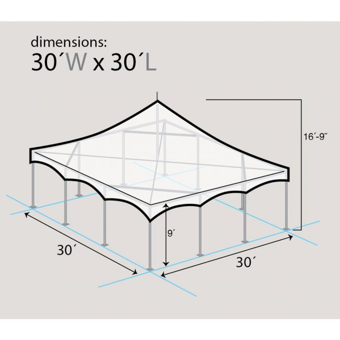 Thumbnail: 30' x 30' High Peak Tent