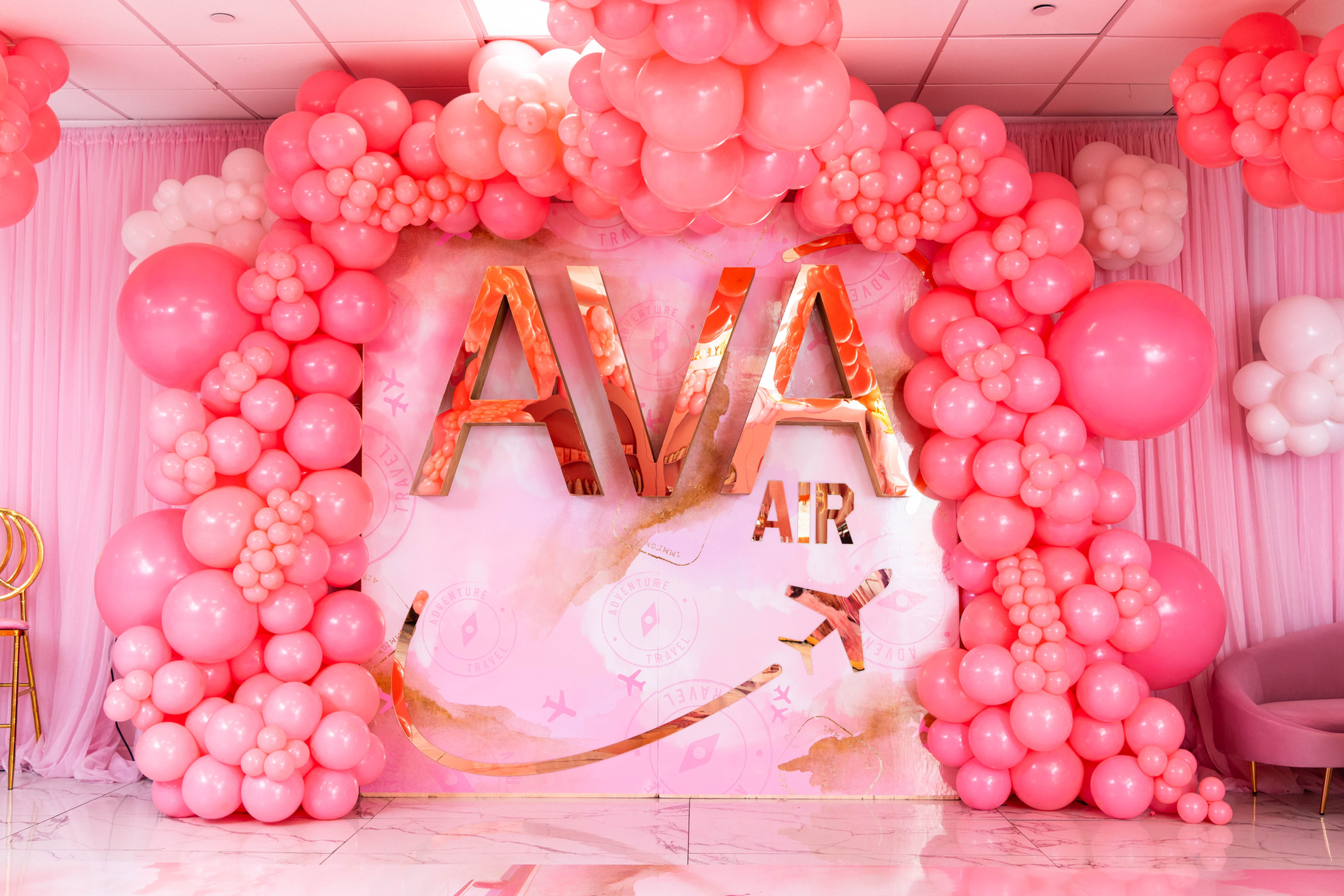 8' x 8' Custom Wall with 3D Monogram