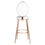 Thumbnail: Rose Gold & White Oz Bar Stool