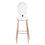 Thumbnail: Rose Gold & White Oz Bar Stool