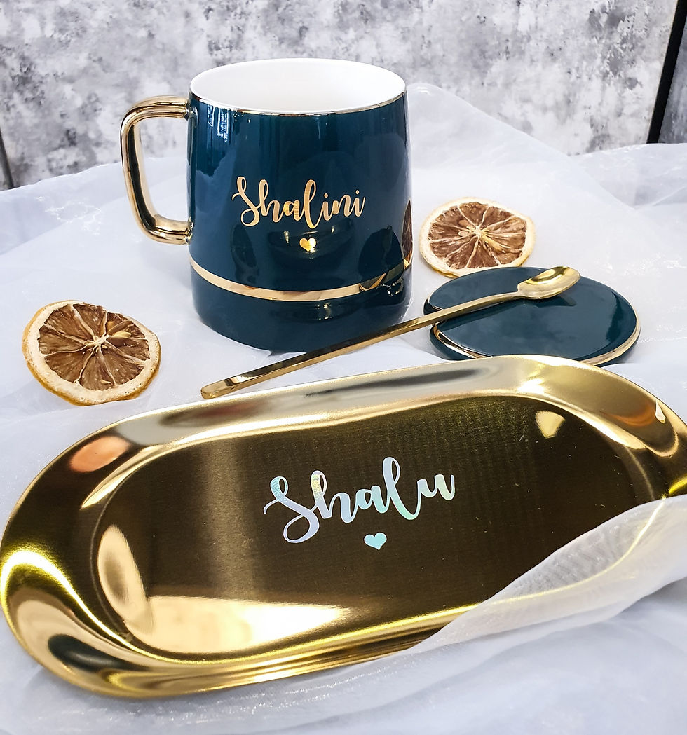Thumbnail: Eternity Gift Set - Emerald Mug & Trinket Tray